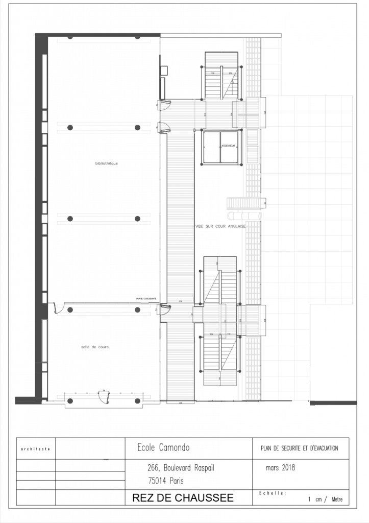école Camondo 266 boulevard Raspail Paris 14 rez-de-chaussée